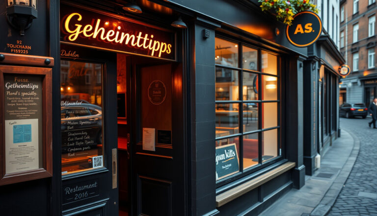 Restaurant in meiner Nähe: Geheimtipps und Codes in Dublin