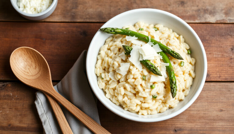 Spargelrisotto: cremiges Rezept mit Tipps